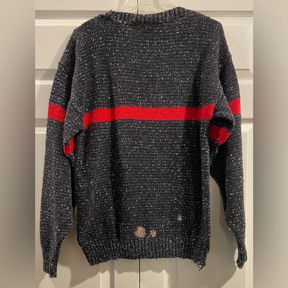 Vintage Mark Alexander size Medium sweater. Has bleach spots back of sweater. - Picture 4 of 6